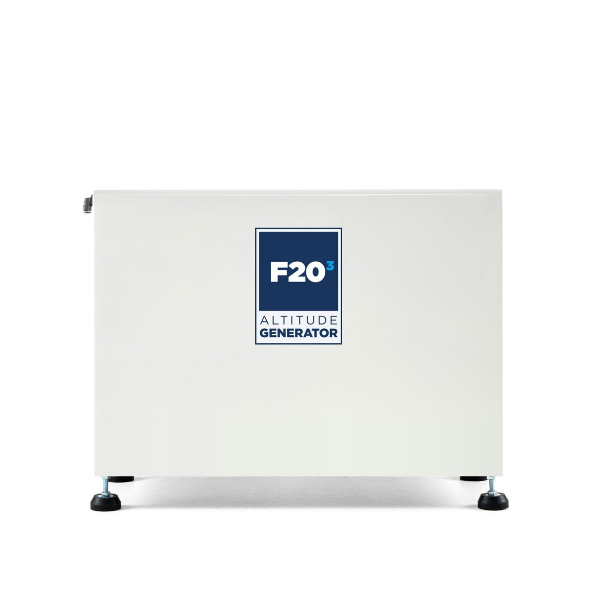Box Altitude F20 altitude generator, a wide white cabinet on levelling feet